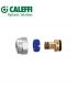 Connection multilayer pipes, Caleffi 679 DARCAL, chrome