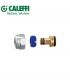 Raccordement tuyaux multicouche  , Caleffi 679 deRCAL, chrome