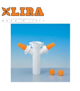 Lira double fitting for dishwasher, diameter 40mm connection F 1''1 / 2