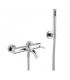 External shower-bathtub mixer with hand shower Bellosta Bambu