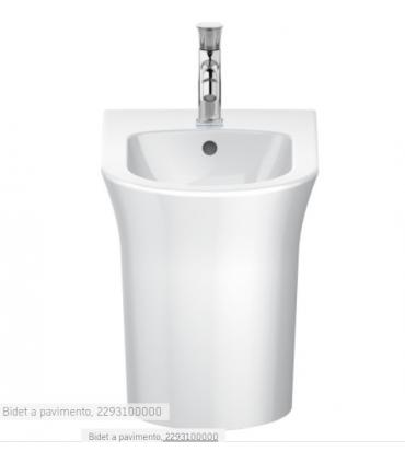 Bidet a pavimento filoparete Duravit, serie White Tulip, 229310