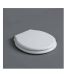 Toilet seat with normal closure made of polyester, Simas Lante