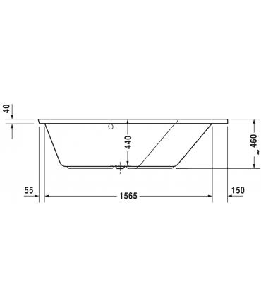 Vasca da bagno Duravit collezione Paiova 5