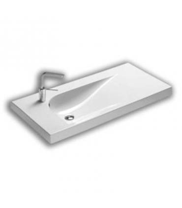 Lavabo suspendeux 100 cm monotrou collection Grandangle