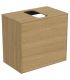 Slim veneered cabinet for Ideal Standard washbasin, Conca series