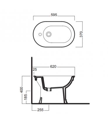 Bidet monotrou collection Dolcevita