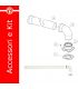 Kit ecoulement tirage  force' 0,5m, diametre 80 pourencastre' pour chaudieres traditionnelles ou chauffe-eau IMMERGAS  3.016860