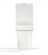 Vaso monoblocco a pavimento Duravit, serie White Tulip 219709, con trattamento WonderGliss