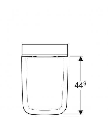 WC suspendu Geberit Icon Square série Rimfree