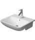 Washbasin semi in-set single hole Duravit ME by Starck white