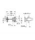 Grohe corp encastre' pour lavabo pour collection  allure/ecube 23200.