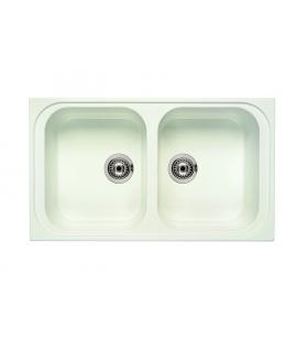 Sanitana ITALIA kitchen sink with 2 basins 86x50cm