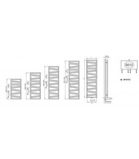 Zehnder Ribbon towel warmer
