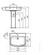 Washbasin wall mounted, ceramic dolomite collection gemma 2 ceramic