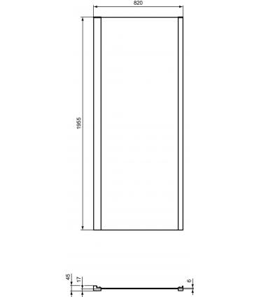 Lato fisso doccia Ideal Standard Connect 2 /L