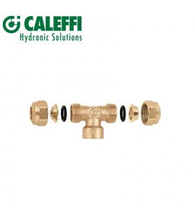 Connection tee 3/4 '' female Caleffi, for copper