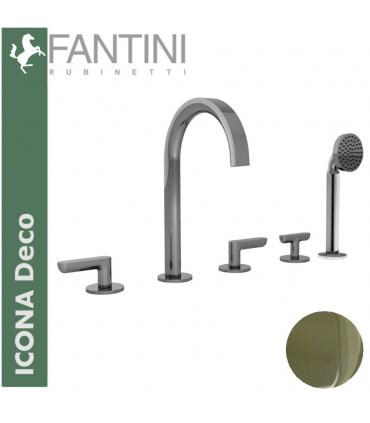 Gruppo bordo vasca, Fantini Icona Deco con bocca e doccino art.R165