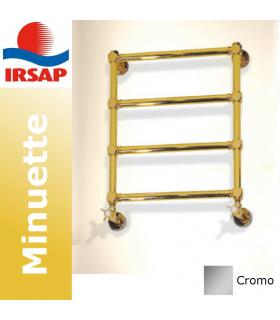 IRSAP radiateur Minuette chrome, 596x540 mm, 4 elements, chrome