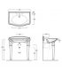 Lavabo consolle, Simas collection Arcade