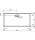 Ideal Standard Ultraflat New rectangular shower tray