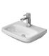 Small washbasin Duravit with space for mixer,Durastyle, white ceramic