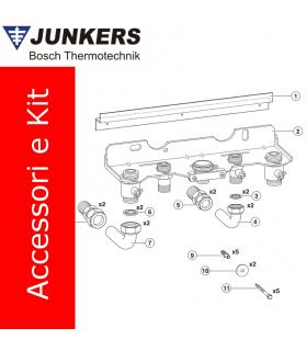 Junkers Vertical Connection Plate Kit 492 art.7719000894