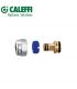 Connection multilayer pipes, Caleffi 679 DARCAL, chrome