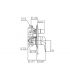 Miscelatore doccia 2 uscite Ceramica Dolomite serie Base