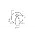 Miscelatore doccia 2 uscite Ceramica Dolomite serie Base