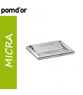 Pomd'or Micra 476001 portasapone a parete, cromo