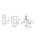 Roca New Meridian compact monobloc floor standing toilet