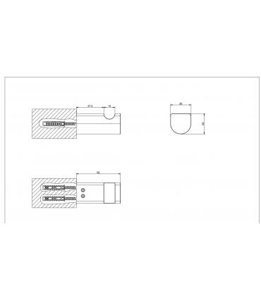 Cintre Gessi, série Rilievo art. 59521