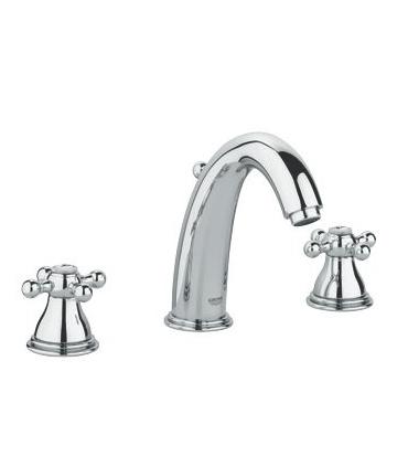 Robinet traditionnel trois trous pour lavabo Grohe sinfonia