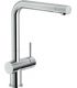 Nobili Live series kitchen mixer under pull-out window