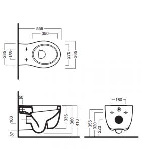Single hole mixer for washbasin Idealstandard collection trias