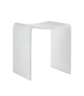 Stool, Lineabeta, collection Scagni, model 54703, mattstone, white