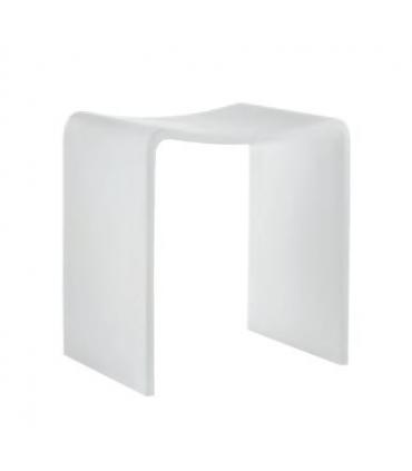 Stool, Lineabeta, collection Scagni, model 54703, mattstone, white