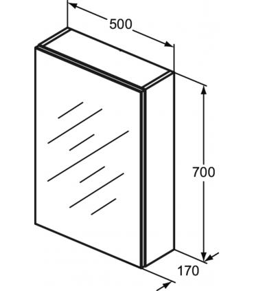 Specchio contenitore 1 anta Ideal Standard