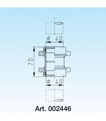 ADAPTATEUR LIRA POUR TUBE DN 40 art.2446.01