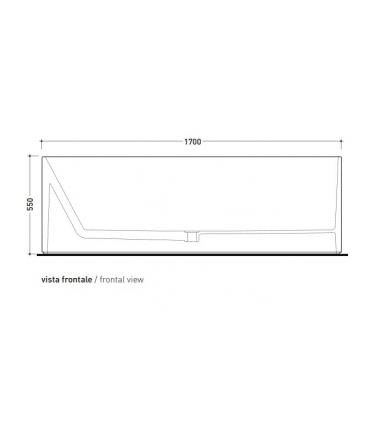 Freestanding bathtub Ceramica Flaminia Oval 170x70