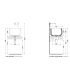 High countertop washbasin Ceramica Flaminia Flag FG40H