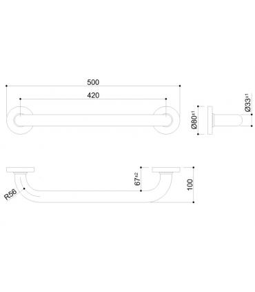 Ponte giulio white tubocolor series handle.