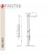 External part Shower column, Fantini Milanoslim