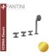 Taps for bath edges, Fantini Icona Classic with hand shower