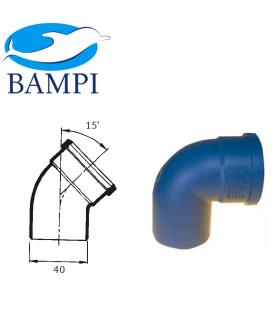 Courbe  d'ecoulement silencieux angle   15' NGB Bampi