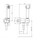 Idroscopino per pulizia wc con erogazione laser, Bellosta art.0303 ID