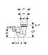 Sifone piatto doccia con piletta 50 mm, Geberit art0.125.00.1