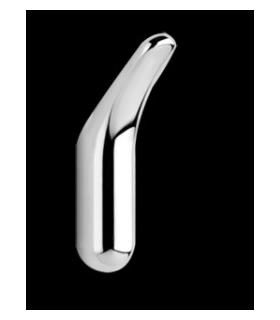 Porta abiti singolo Gessi Goccia 38121