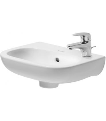 Duravit, lavamani monoforo dx da 36 cm, D-Code, art.0705360008, bianco