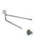 Swivel double towel rail INDA One 37x4,5x13 chrome A2415B